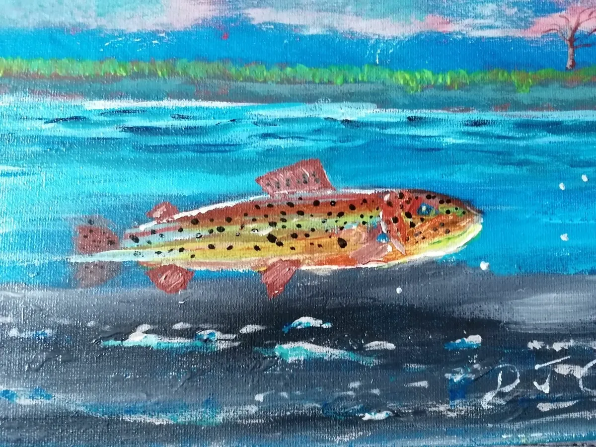 Acrylic painting on canvas