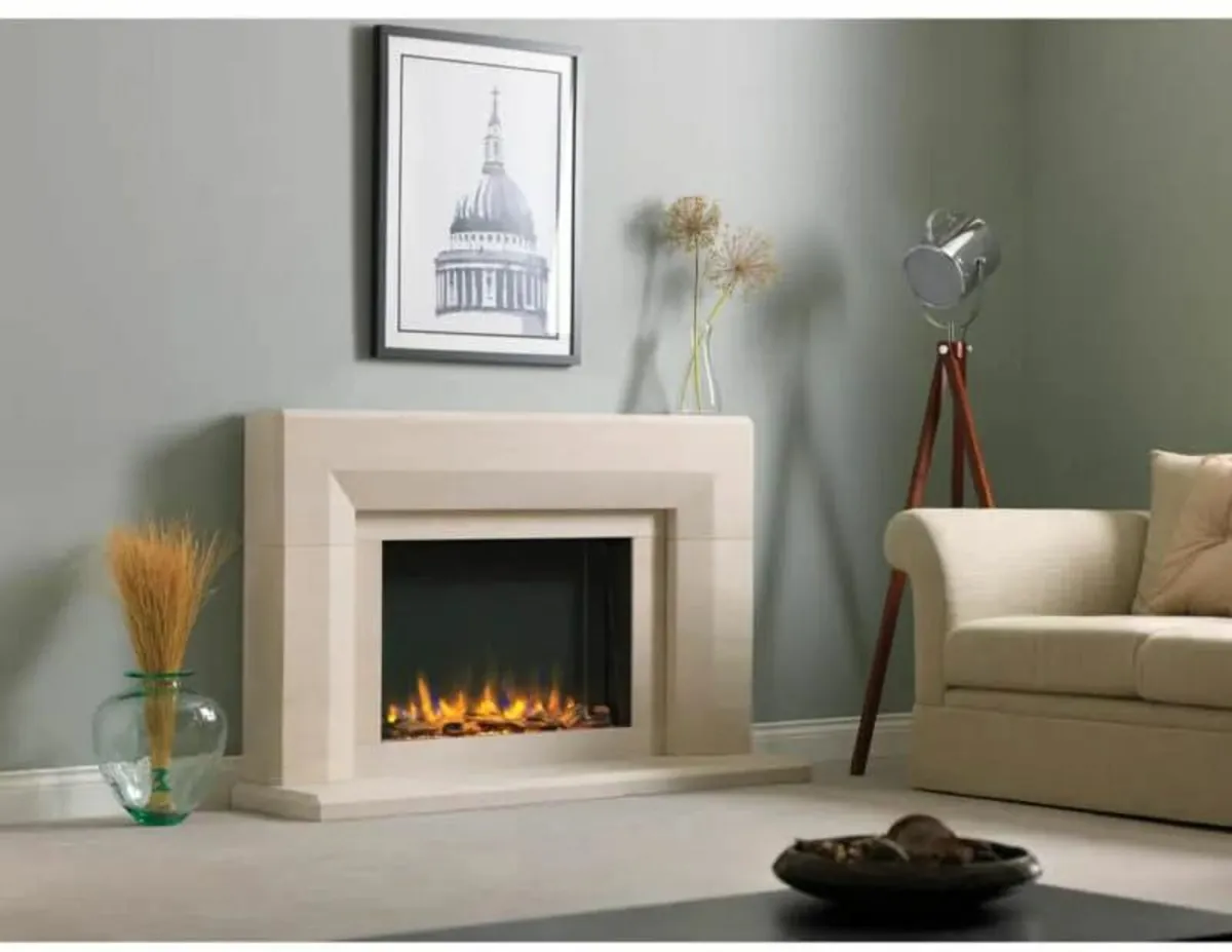 4D Ecoflame™ i890e Piano Black Frame - Image 2