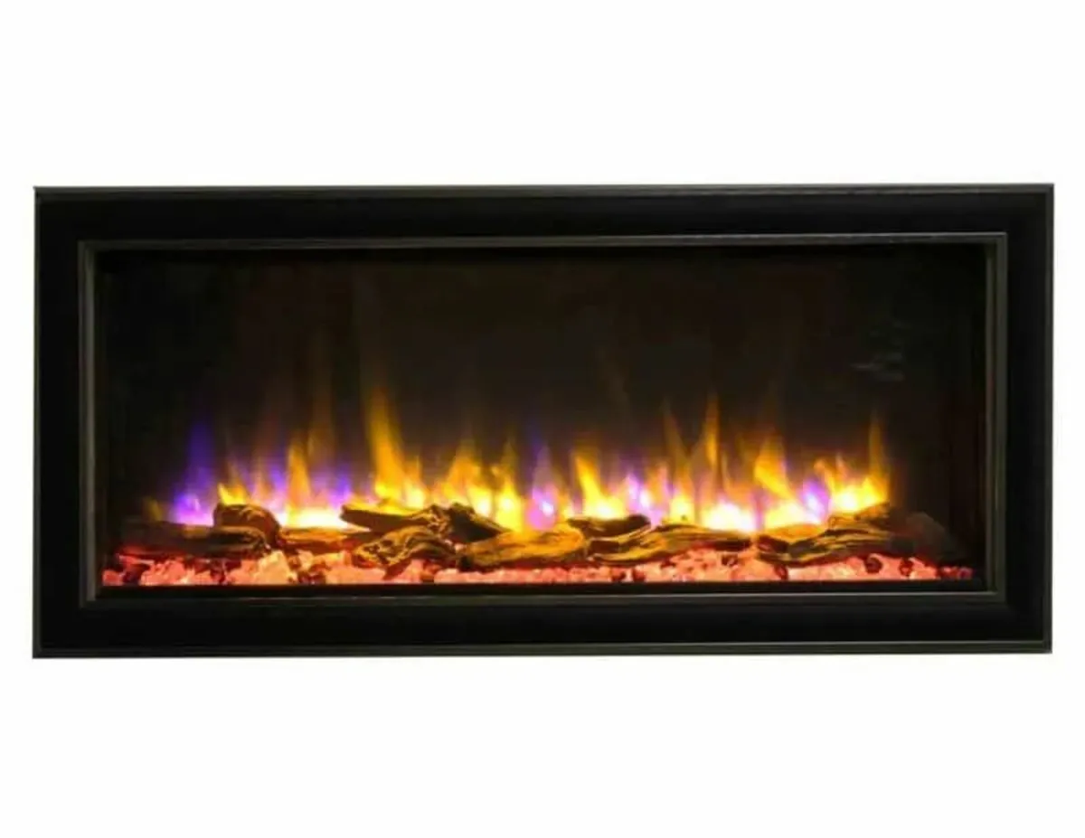 4D Ecoflame™ i890e Piano Black Frame - Image 3