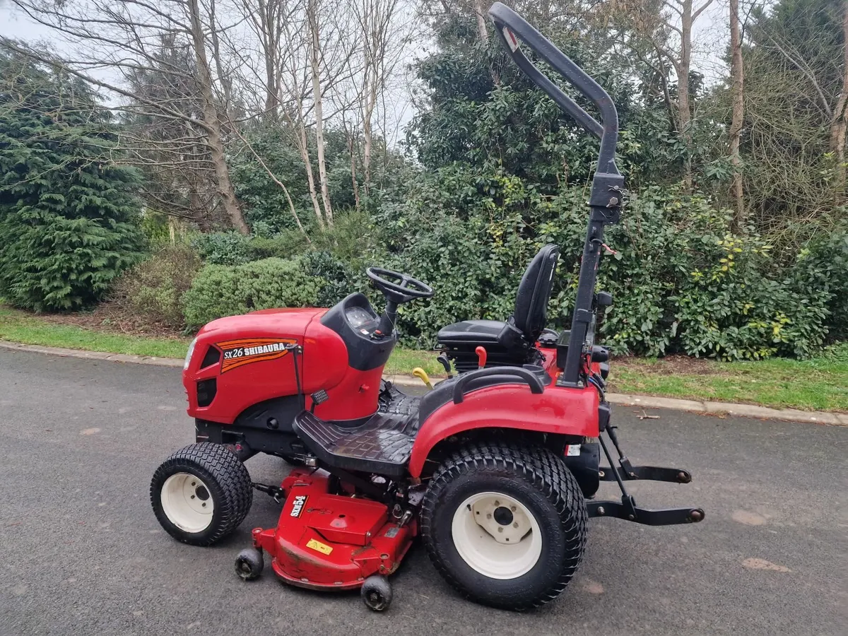 Shibaura Compact Tractor ride on mower lawnmower - Image 1