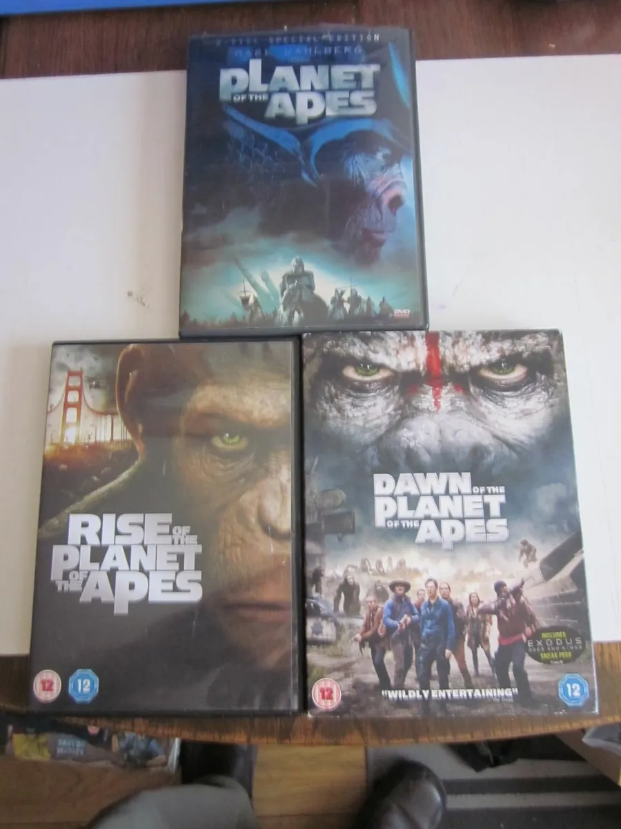 Planet of the Apes Bundle 4 DVD's - Image 1