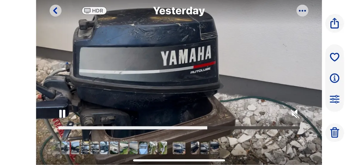 25hp Yamaha 2 stroke short shaft - Image 1