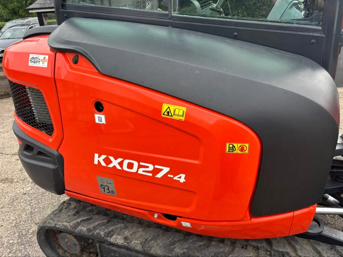 2024,KUBOTA KX 027-4 ONLY 480 HOURS - Image 3
