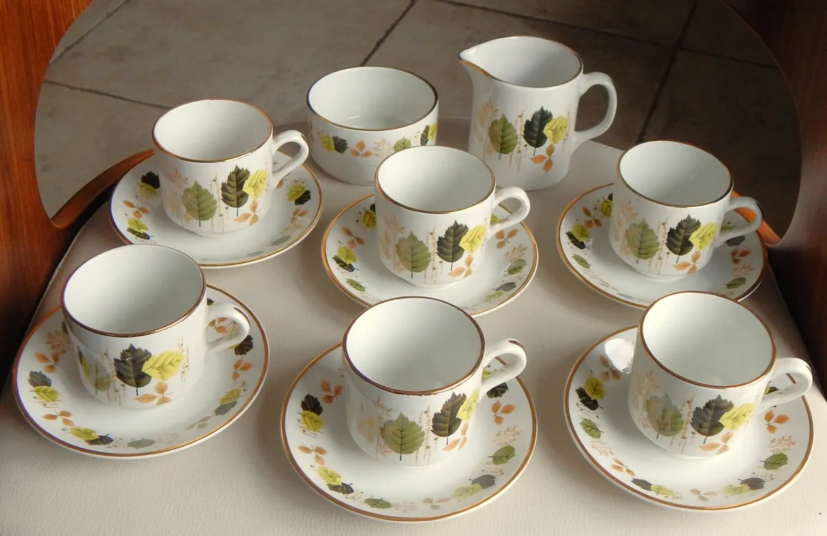 14 Piece Arklow Pottery Coffee Set - Image 3