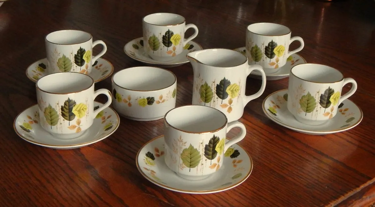 14 Piece Arklow Pottery Coffee Set - Image 4