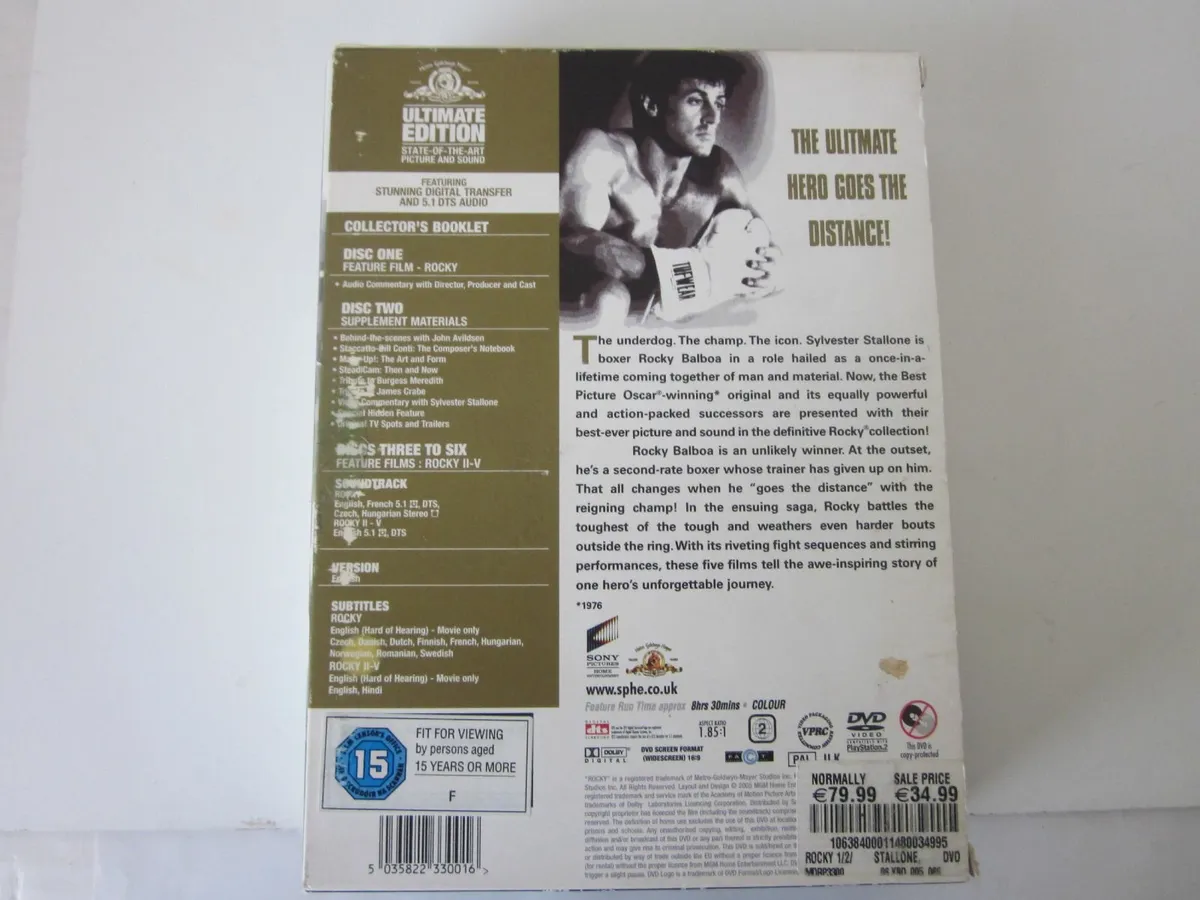 The Rocky Anthology  6 Disc Box Set - Image 3