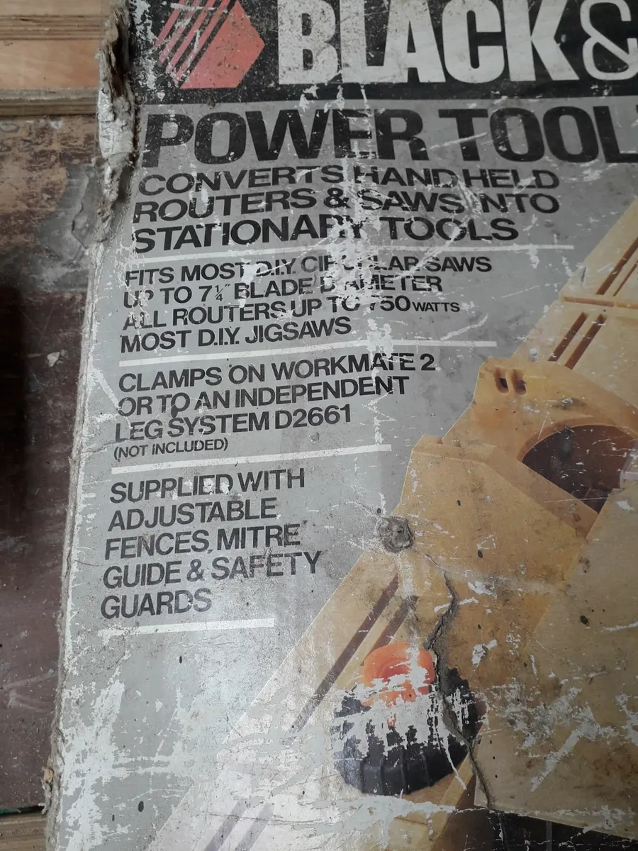 black and decker power tool table / convertor - Image 1