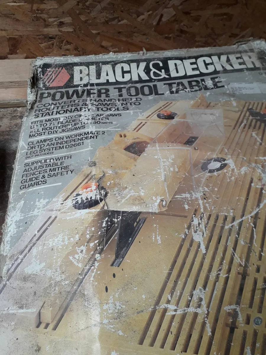 black and decker power tool table / convertor - Image 2