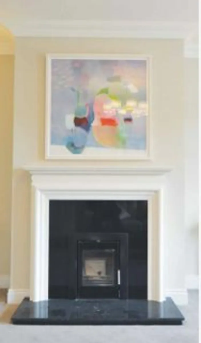 Sandstone Fireplace Surround and mantel and hearth - Image 1