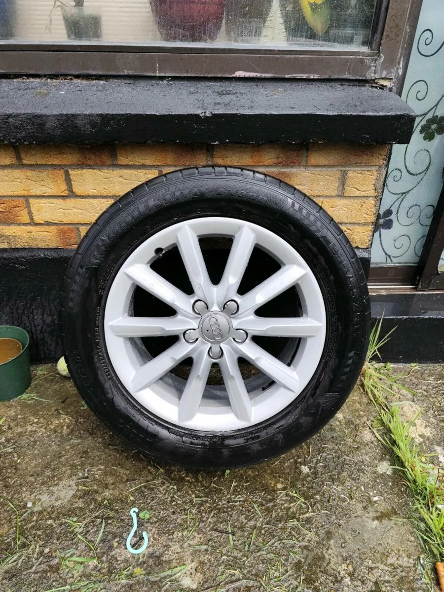 Audi Q3 Alloys, like new tires 17" 235/55 5x122mm - Image 3