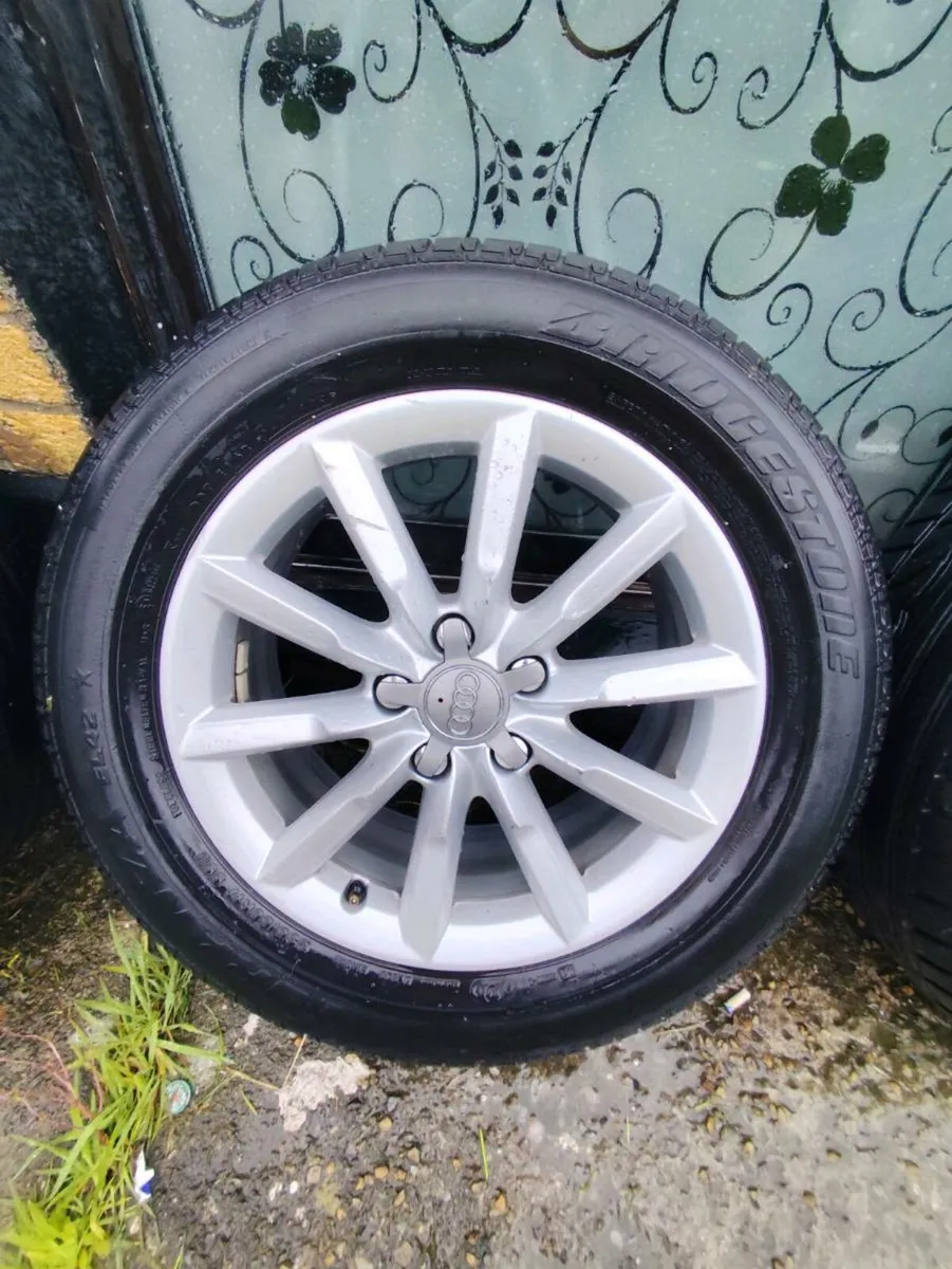 Audi Q3 Alloys, like new tires 17" 235/55 5x122mm - Image 4