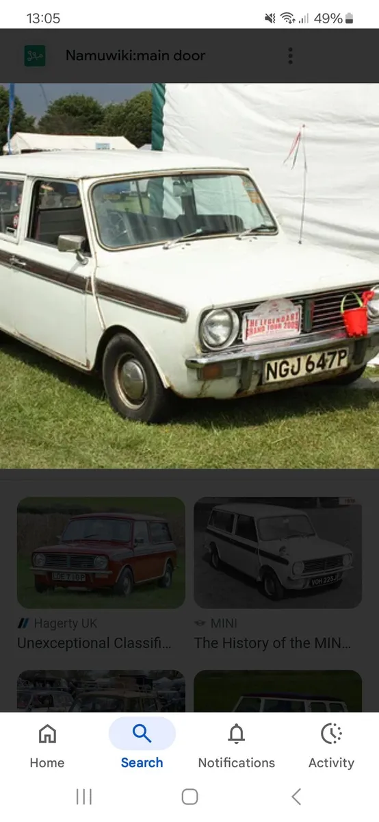 Wanted mini clubman estate