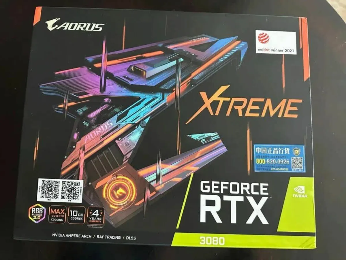 GIGABYTE NVIDIA GeForce RTX 3080 Aorus - Image 2