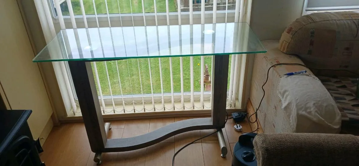 Hall glass top table - Image 2