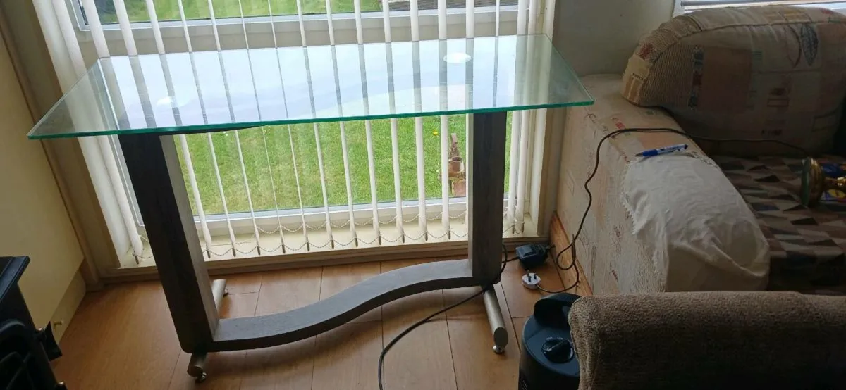 Hall glass top table - Image 3
