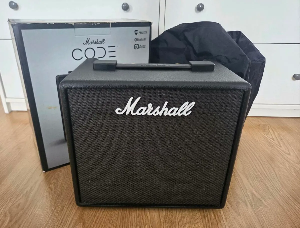 Marshall Code 25 Modelling Amp and Dust Cover - Image 1