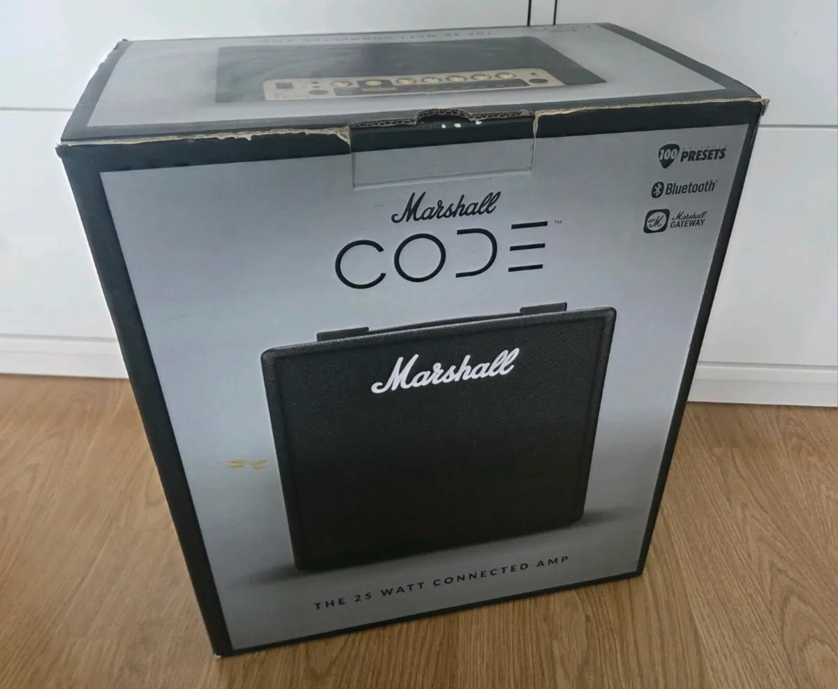 Marshall Code 25 Modelling Amp and Dust Cover - Image 3