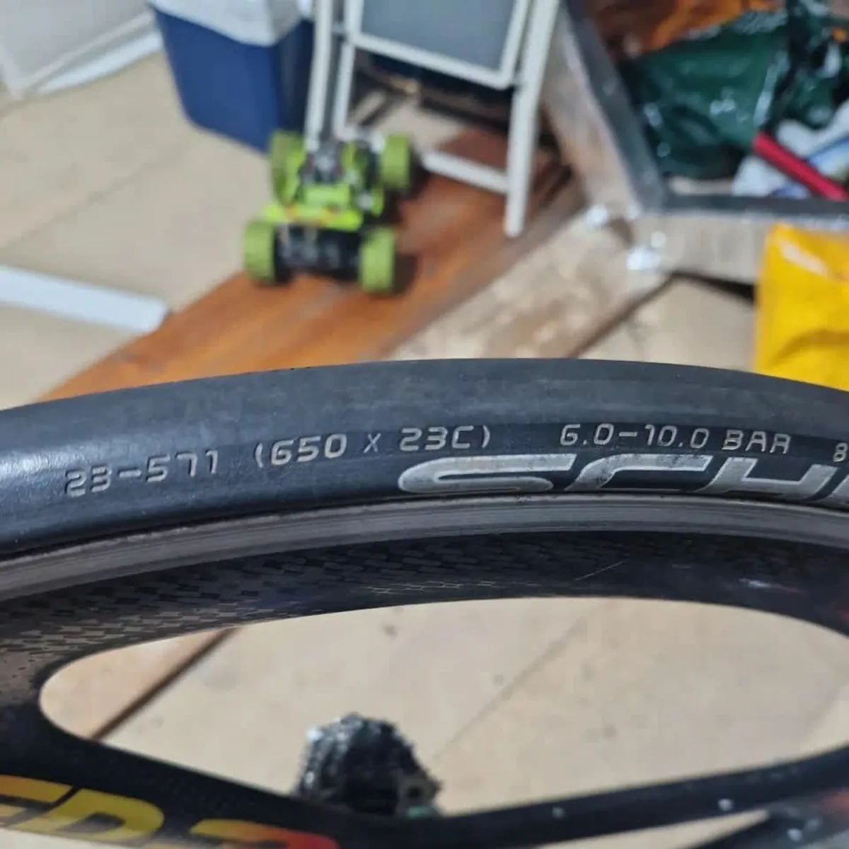 2x HED 3 Tri Spoke Clincher wheelset - Image 3