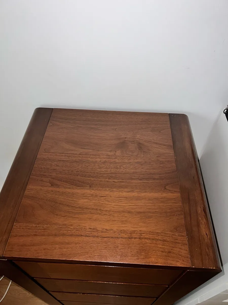 Chest of 5 drawers, brown 52x121 cm - Image 3