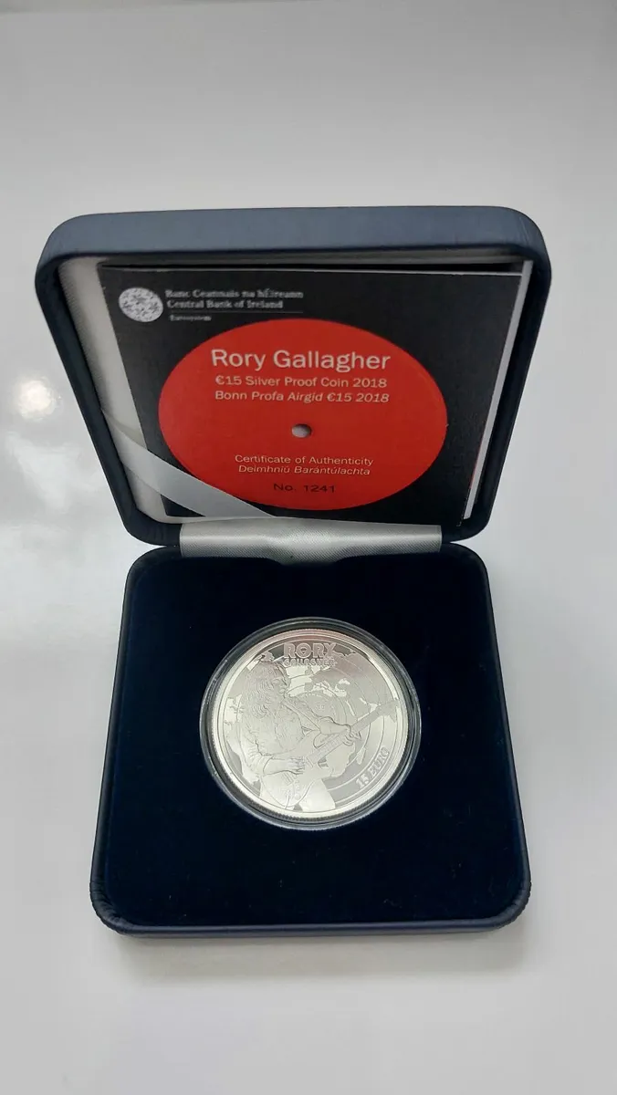 Ireland 2018 Silver Proof €15 Rory Gallagher - Image 1