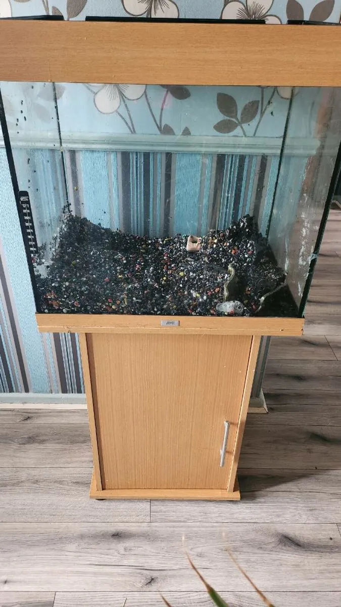Large fish tank and stand - Image 1