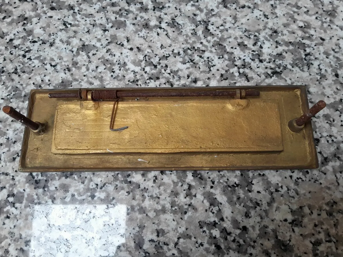 Brass Letter Plate - Image 2