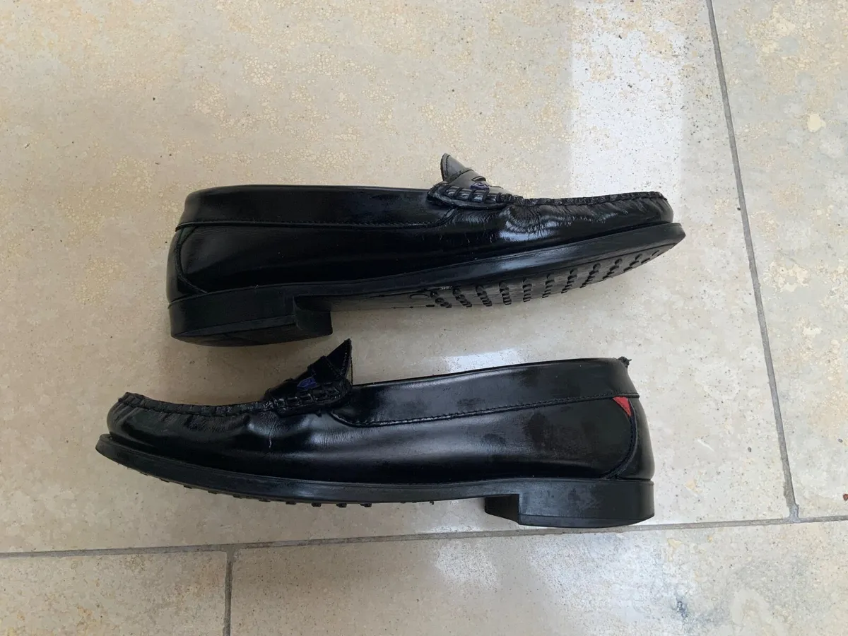 Dubarry girls black school shoes - Image 3