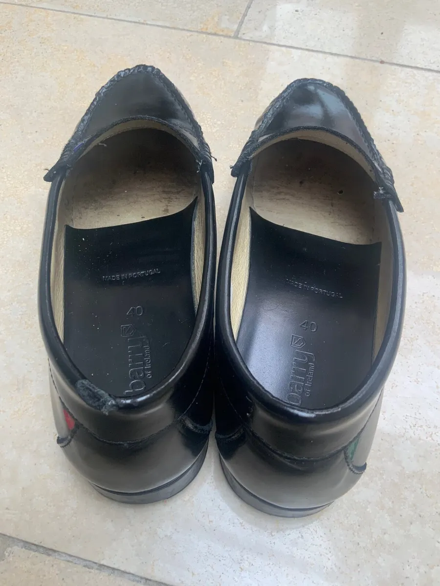Dubarry girls black school shoes - Image 4