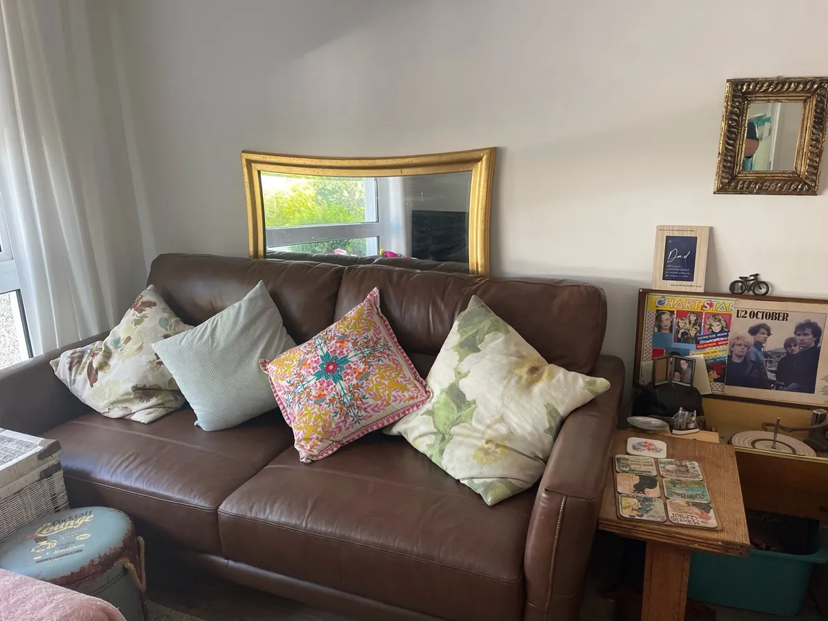 Sofa leather x 2 - Image 2