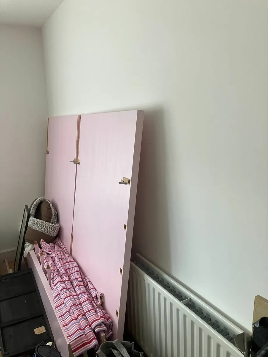 Pink bunk beds (previously Habitat then repainted)