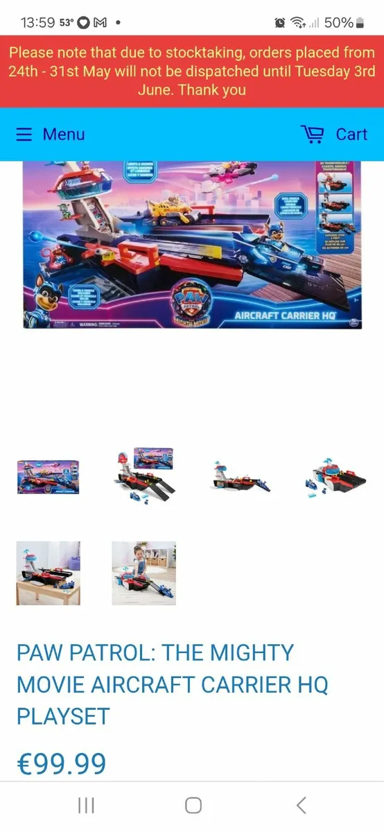 Paw patrol might cruise carrier - Image 1
