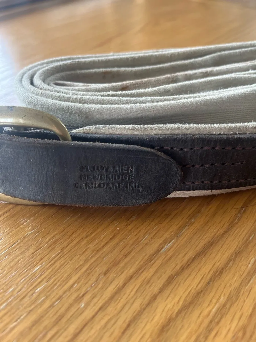 M.J O’Brien Canvas and Leather Lunging Lead - Image 2