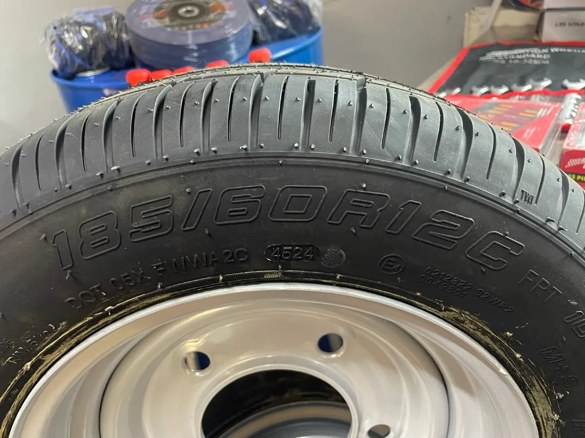 BRAND NEW 5 STUD TRAILER WHEELS & TYRES - Image 3