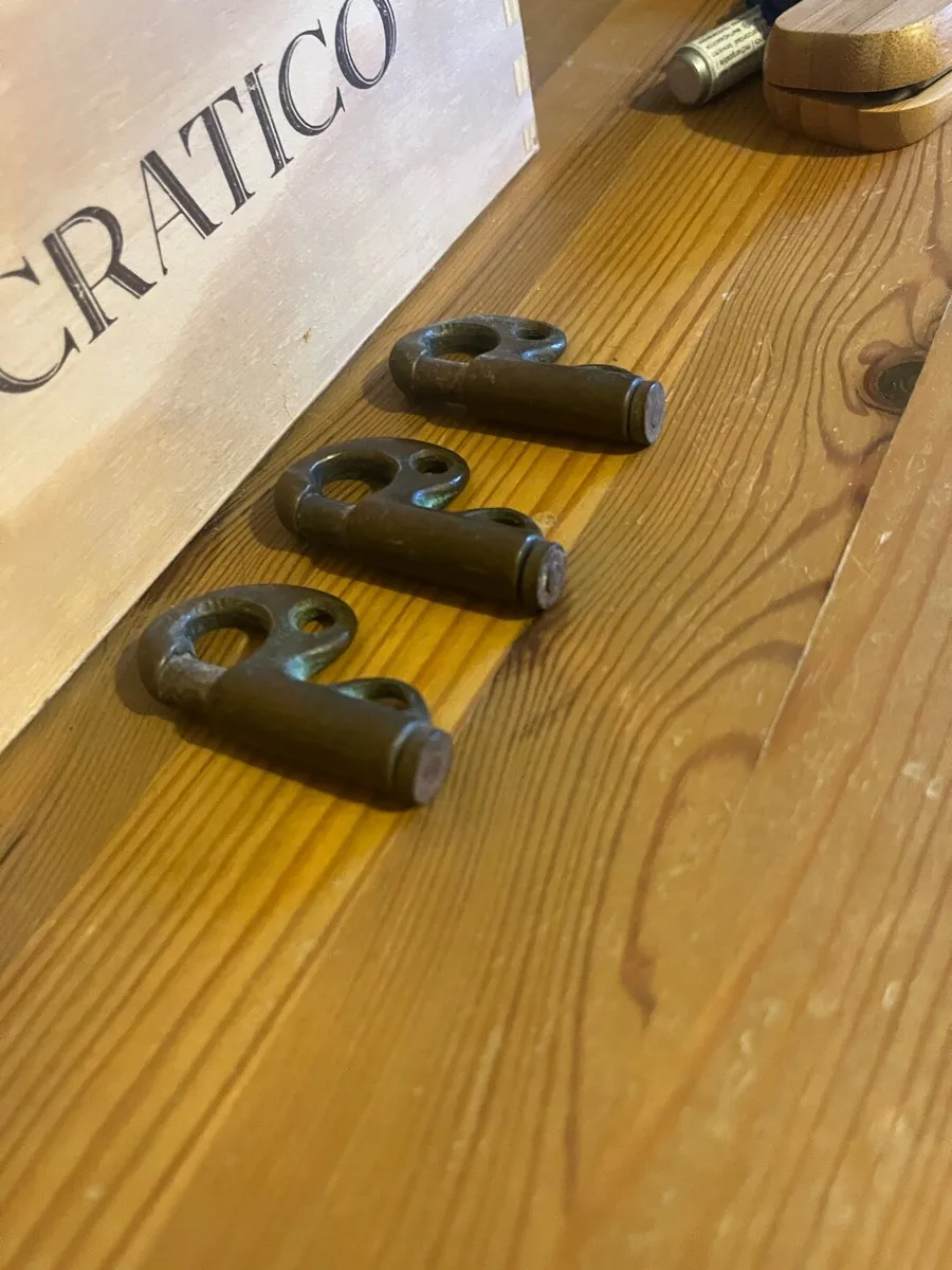 Antique Solid Brass Sailing - Image 1