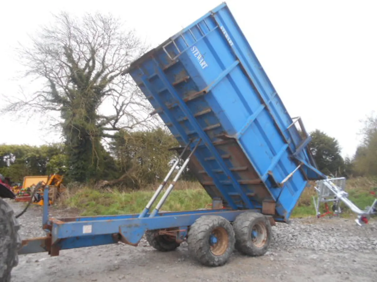 STEWART 18' X 8' SILAGE/GRAIN TRAILER - Image 1