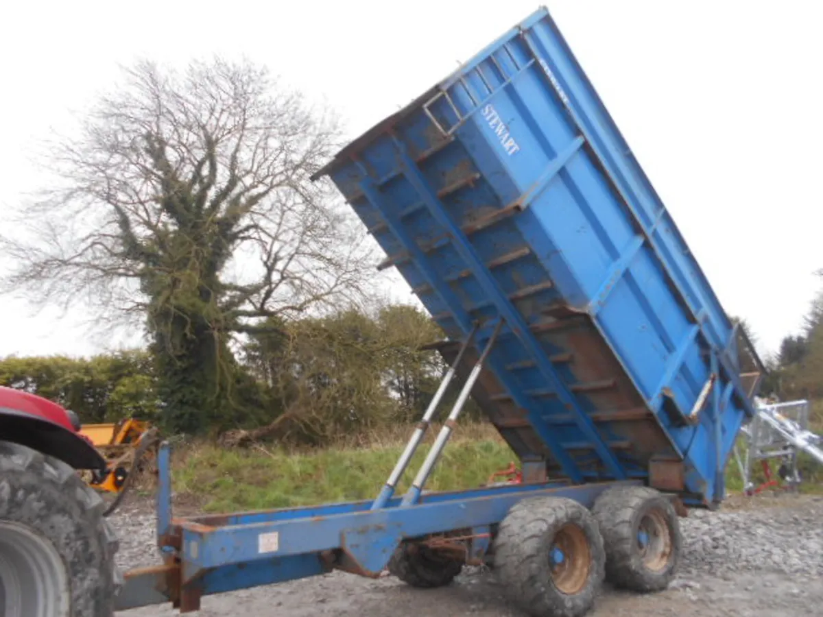 STEWART 18' X 8' SILAGE/GRAIN TRAILER - Image 2