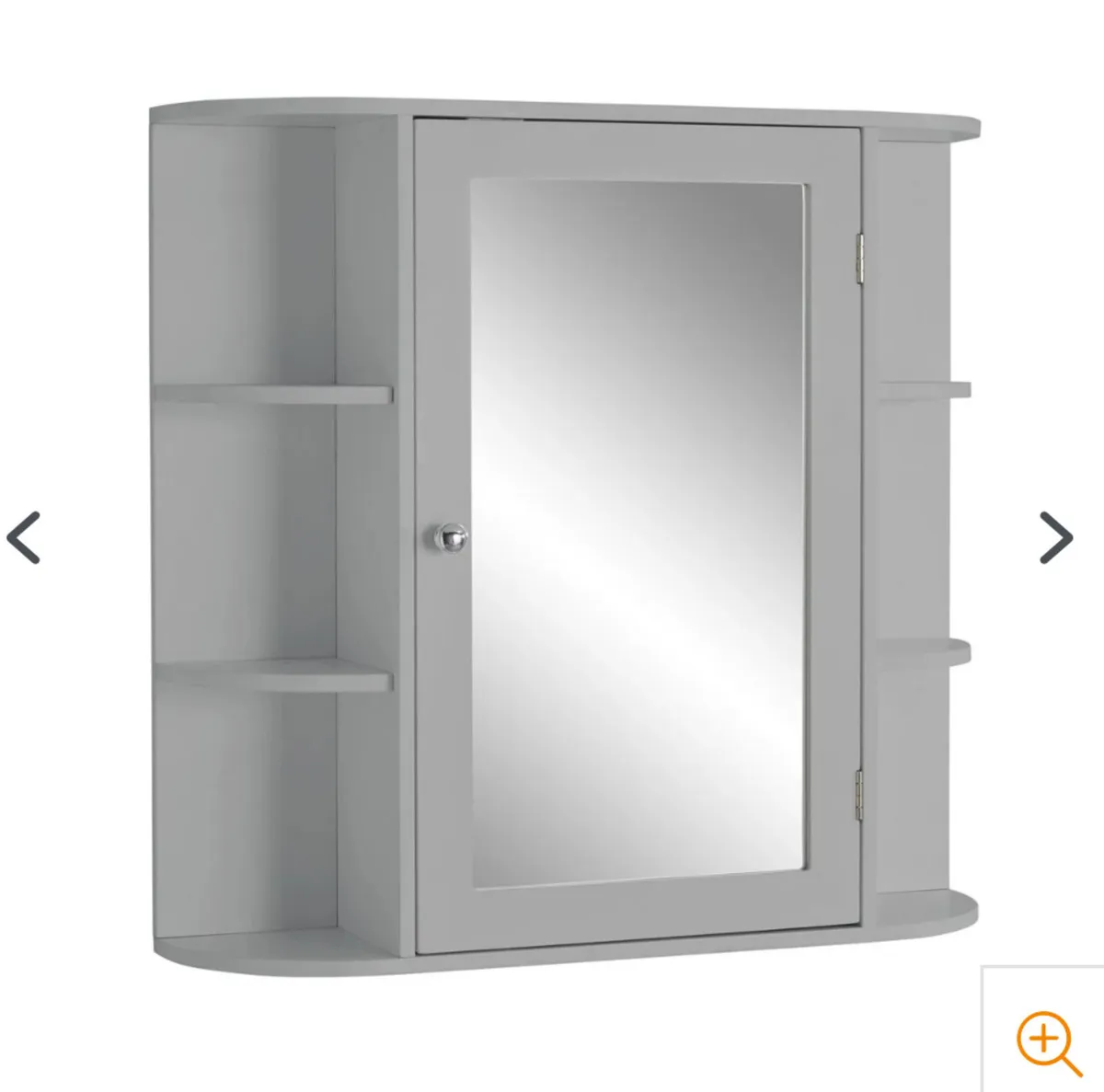 Mirror Cabinet Grey - Image 2