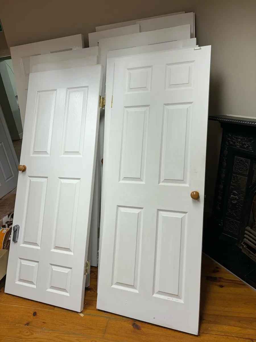 White internal 6-Panel Doors