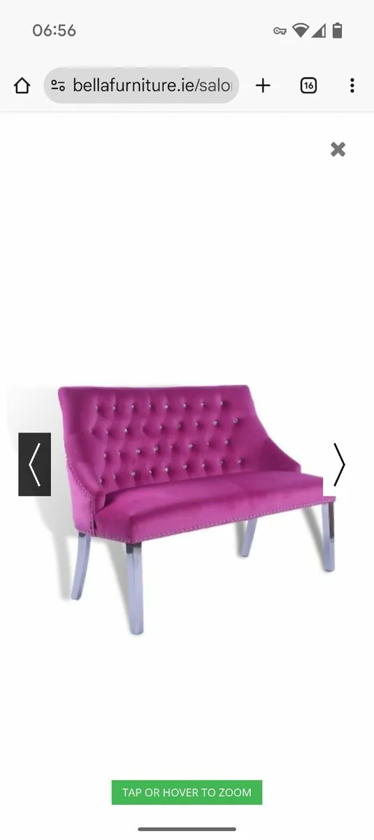 LIKE BRAND NEW - Pink couch - Image 3