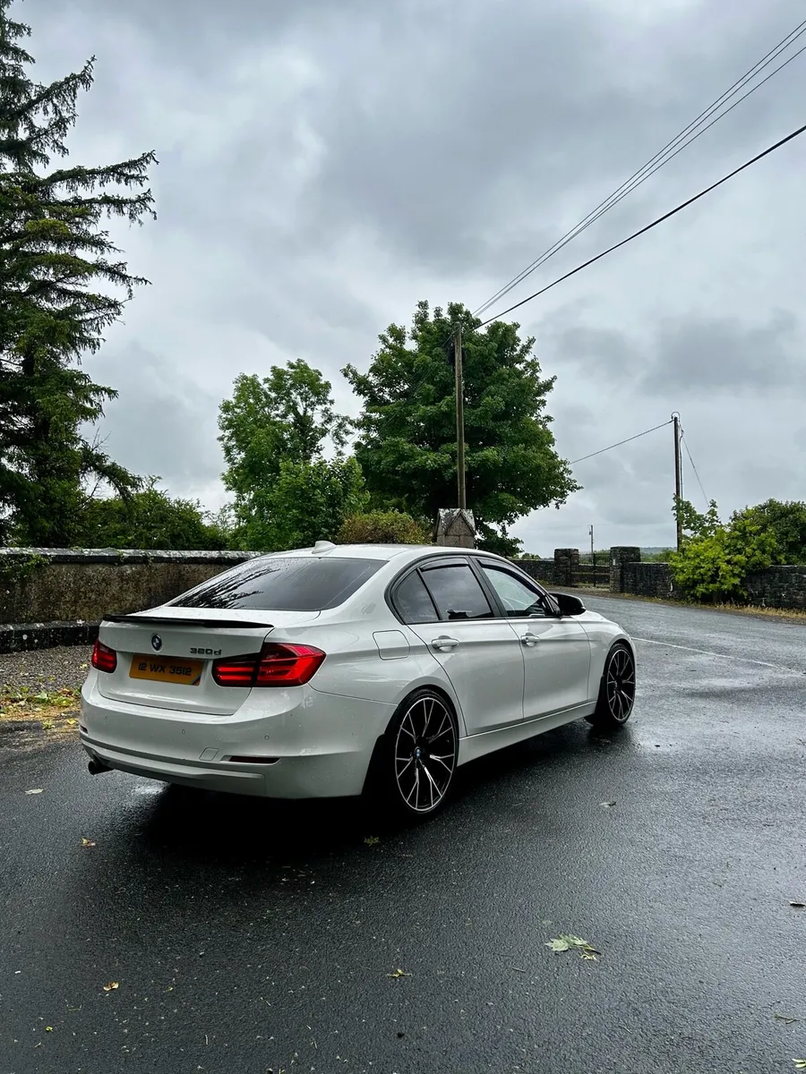 White BMW F30 - Image 1
