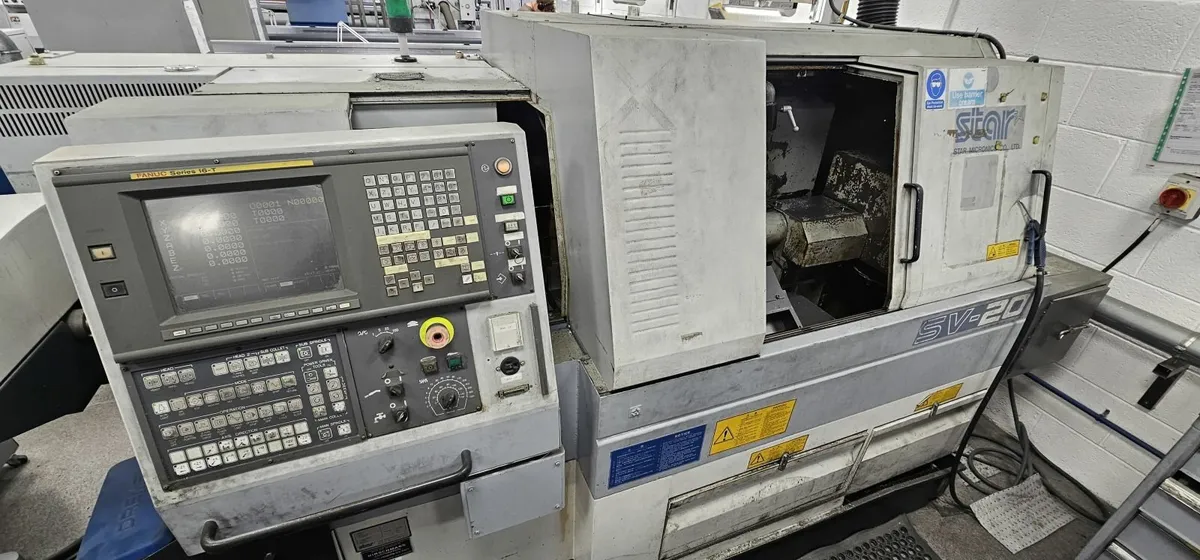 STAR SV-20 CNC Swiss-Type Lathe (Fanuc 16-T) - Image 1