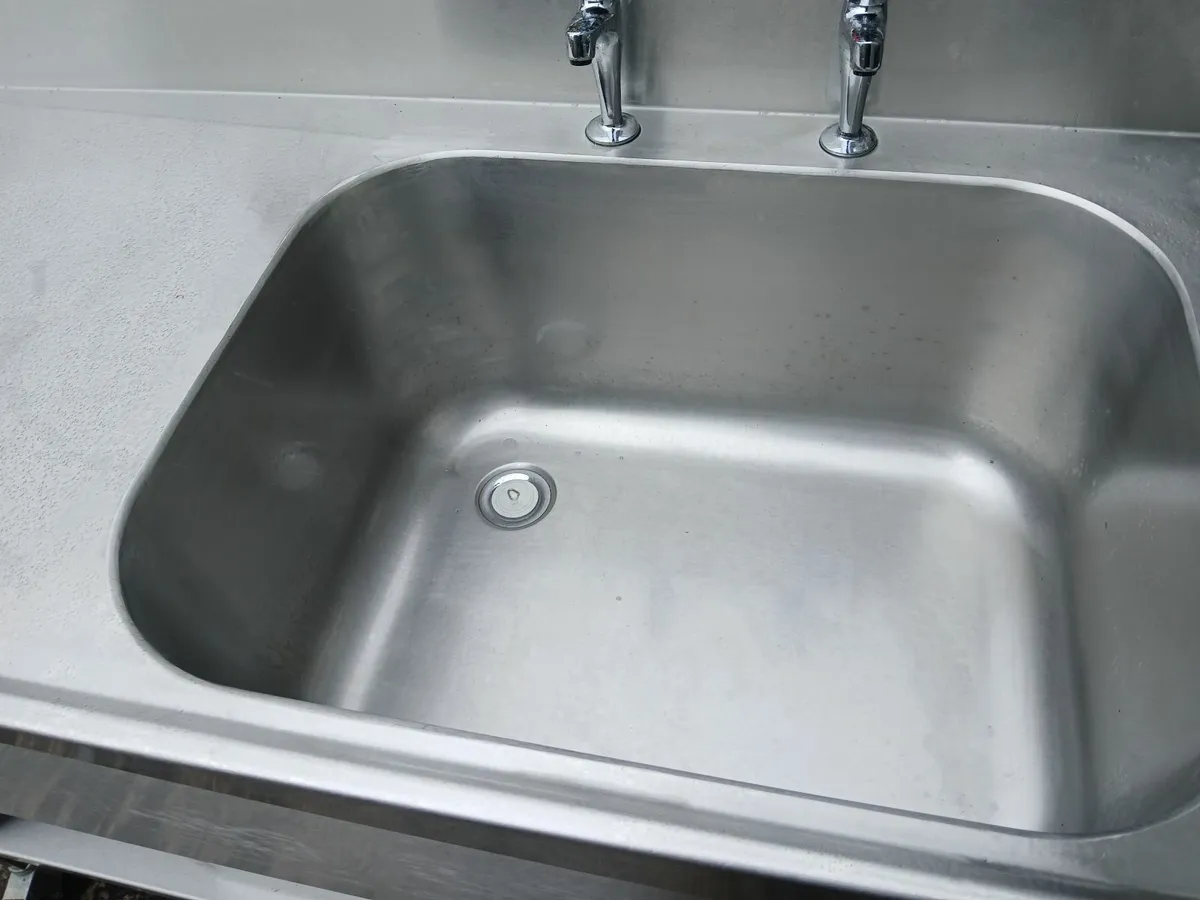 Stainless steel cabbinet /sink unit delivered - Image 3