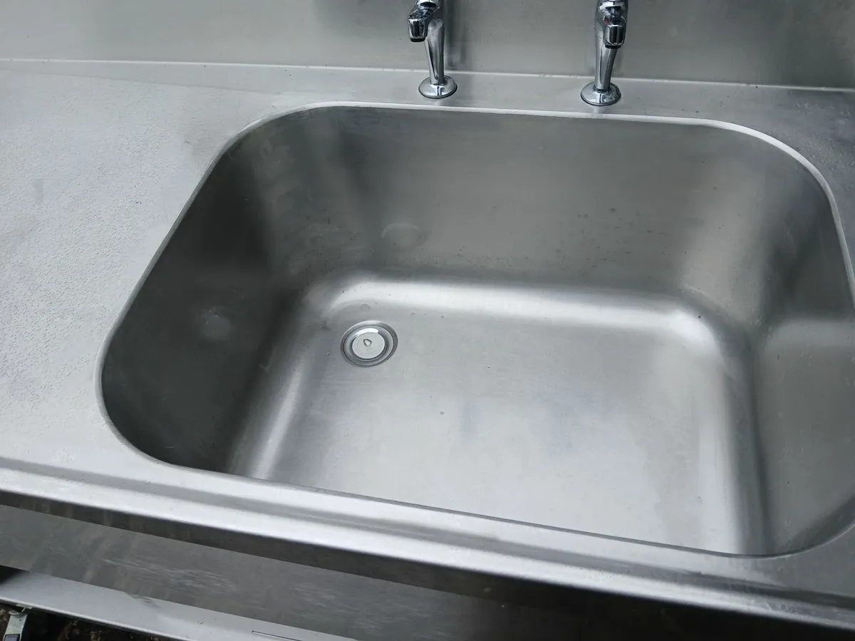 Stainless steel cabbinet /sink unit delivered - Image 4