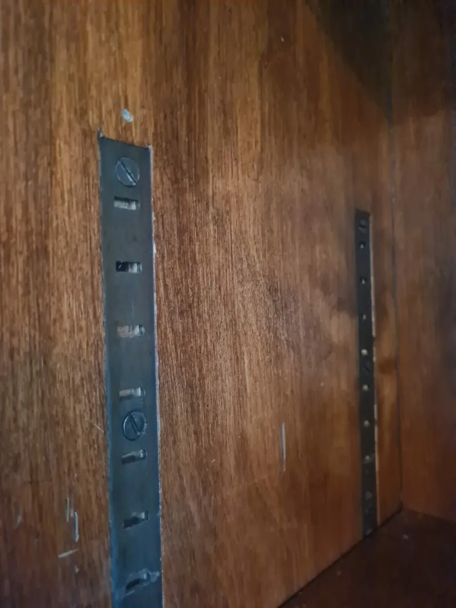 Antique Bookshelf with Glass Doors - Image 4