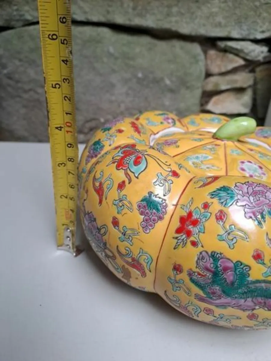 Vintage Chinese oriental pumpkin - Image 3