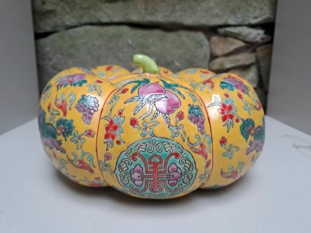 Vintage Chinese oriental pumpkin - Image 4