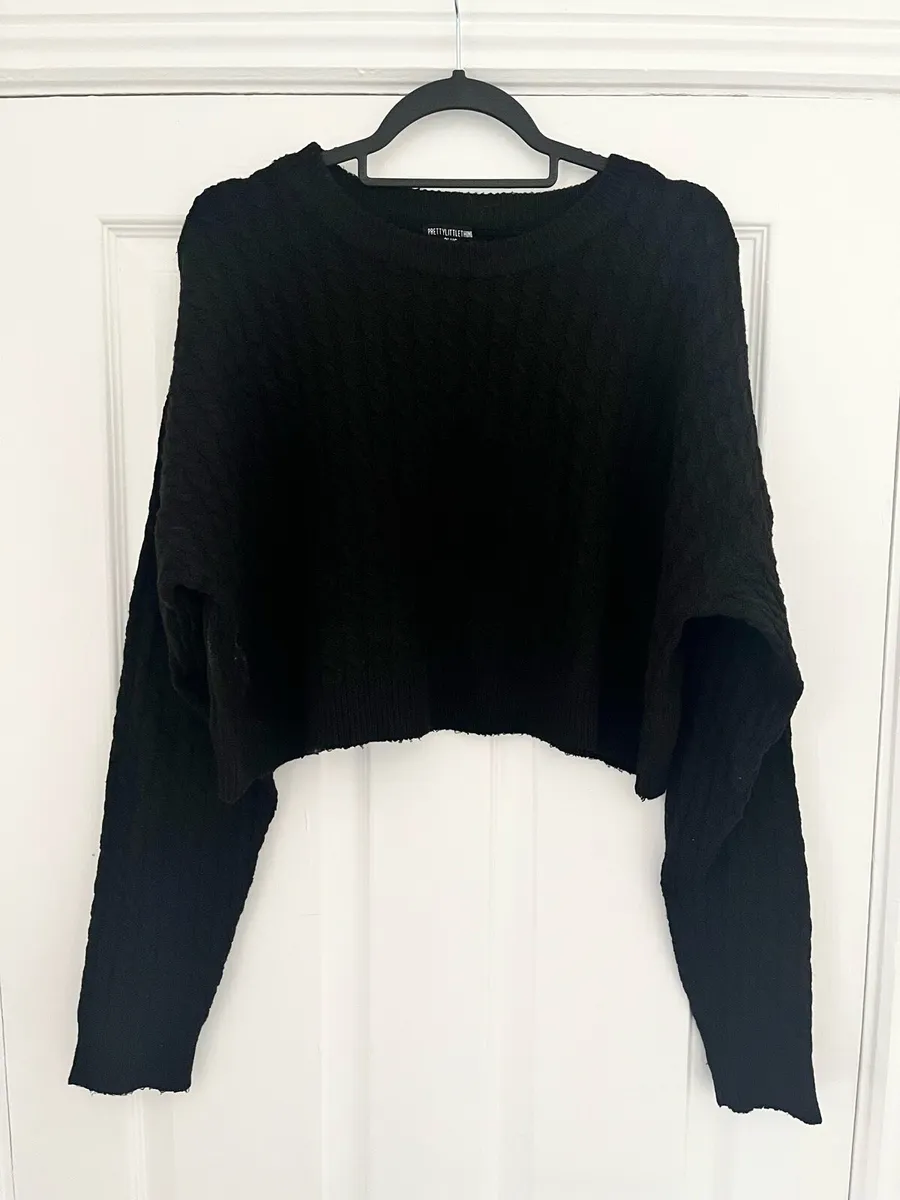 PLT curve cropped jumper - Image 1