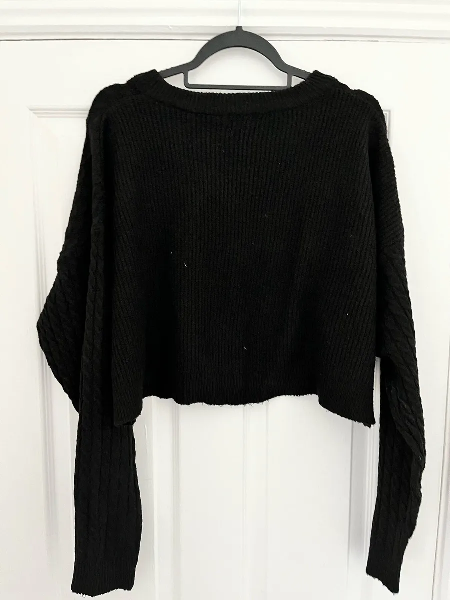PLT curve cropped jumper - Image 3