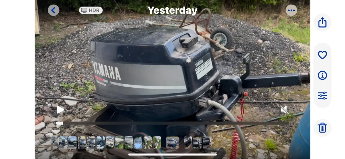 Yamaha 25 hp 2 stroke short shaft. - Image 2