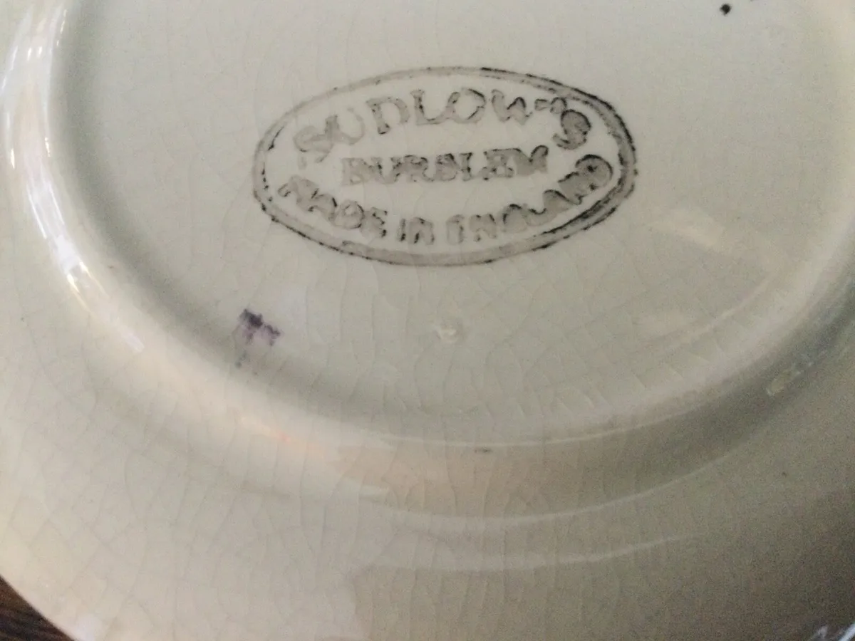 Antique Sudlows Burslem Teapot and Water Jug - Image 3